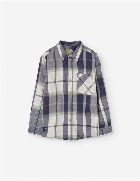 Losan Boys' Long Sleeve Checked Shirt – B0302_25009