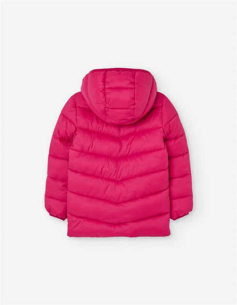 Losan Girls' Puffer Jacket - Dark Fuchsia G0103_24001