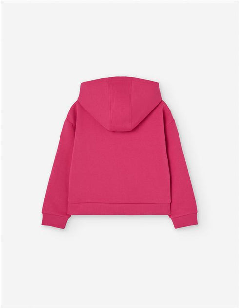 Losan Girls' Pink Hoody - Strawberry Print G0201_25007