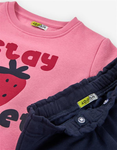 Losan Girls' 2-Piece Stay Sweet Tracksuit Set – G0601_25001