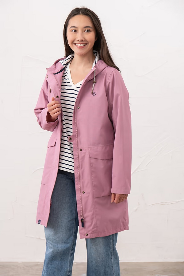 Lighthouse Wild Rose Long Beachcomber Waterproof 3/4 Length Jacket