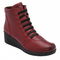 Lotus Myrthe Women's Red Leather Wedge Ankle Boots ULB558RR0