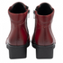 Lotus Myrthe Women's Red Leather Wedge Ankle Boots ULB558RR0