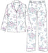 Marlon 'Floral Bouquet' Wincey on White Pyjama Set MA45751