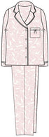 Marlon 'Pretty Floral' Wincey on Pastel Pyjama Set MA45753
