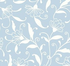 Marlon 'Pretty Floral' Wincey on Pastel 40" Inch Length Nightdress MA45754