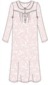 Marlon 'Pretty Floral' Wincey on Pastel 40" Inch Length Nightdress MA45754