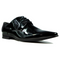 Marcozzi Mens Brussels Black Patent High-Shine Formal Shoe
