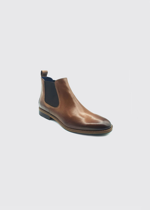 Dubarry Mens Tan Steed Leather Chelsea Boot