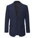 Skopes Harcourt Slim 3-Piece Suit Navy Blue Tweed Effect MM1093