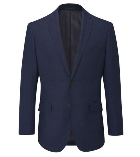 Skopes Harcourt Slim 3-Piece Suit Navy Blue Tweed Effect MM1093
