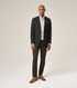 Skopes Reiner Bottle Green Textured Wool-Blend Tailored Jacket MM4685