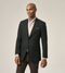 Skopes Reiner Bottle Green Textured Wool-Blend Tailored Jacket MM4685