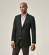 Skopes Reiner Bottle Green Textured Wool-Blend Tailored Jacket MM4685
