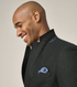 Skopes Reiner Bottle Green Textured Wool-Blend Tailored Jacket MM4685
