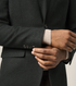 Skopes Reiner Bottle Green Textured Wool-Blend Tailored Jacket MM4685