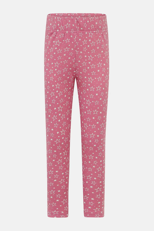 Lighthouse Kids Mollie AW26 Rose Star Cotton Stretch Lightweight Leggings