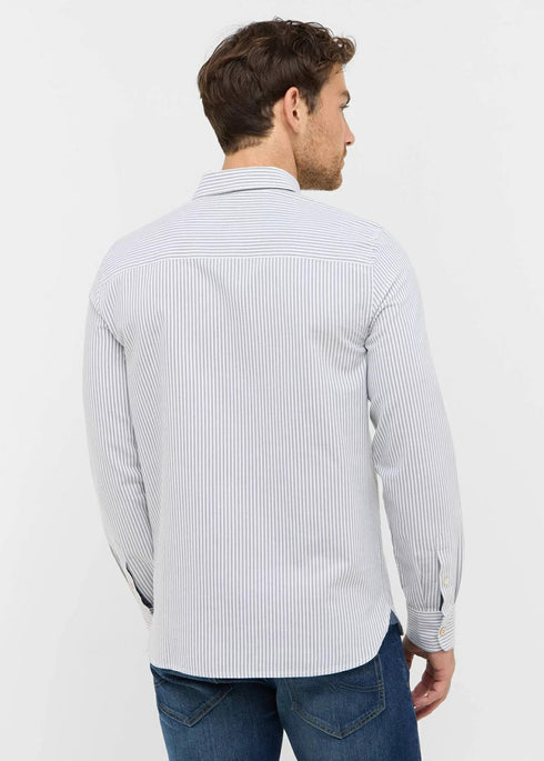 Mustang® Edinburgh Men’s Long-Sleeved Stripe Shirt 1016953
