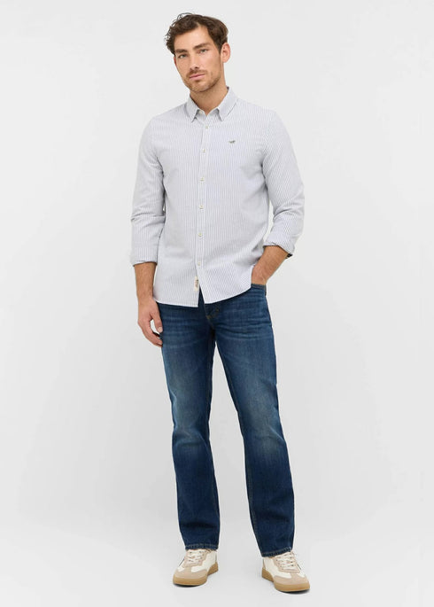 Mustang® Edinburgh Men’s Long-Sleeved Stripe Shirt 1016953