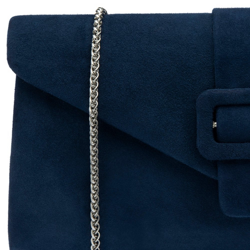 Lotus Aletta Navy Leather Clutch Bag – Envelope Occasion Handbag – ULG085