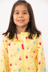 Lighthouse Girls Olivia Waterproof Hooded Jacket in Ballerina Bounce