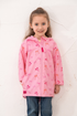 Lighthouse Girls Olivia Waterproof Hooded Jacket in Flowing Bows