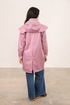 Lighthouse Outrider AW26 in Wild Rose Pink 3/4 Length Waterproof Heritage Raincoat
