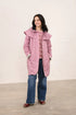Lighthouse Outrider AW26 in Wild Rose Pink 3/4 Length Waterproof Heritage Raincoat