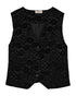 Freequent FQGry Velvet Lace Waistcoat 205154