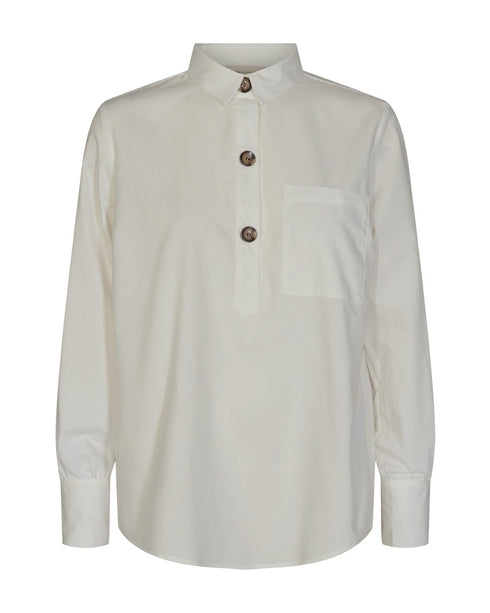 Freequent FQFLYNN-SHIRT Long-Sleeve Shirt 121815 Moonbeam Melange