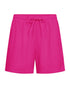 Freequent FQLAVA Shorts Fuchsia Purple Rose Linen Blend High Waist 122503