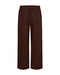 Freequent LAVA Ankle Pants Brown Linen Blend 124620CB