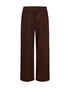 Freequent LAVA Ankle Pants Brown Linen Blend 124620CB