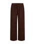 Freequent LAVA Ankle Pants Brown Linen Blend 124620CB
