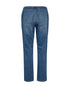 Freequent FQMARVIN 204304 Soft Denim Ankle Length Drawstring Pants in Blue