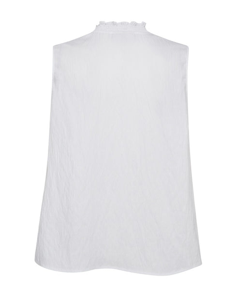 Freequent | 204376 Brilliant White FQALLY Sleeveless Blouse