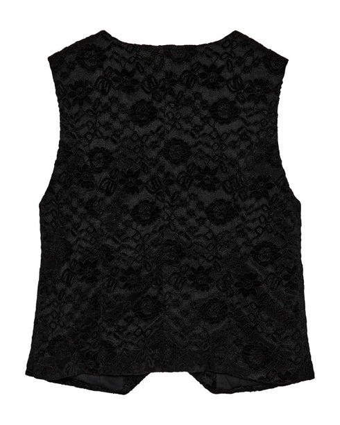Freequent FQGry Velvet Lace Waistcoat 205154