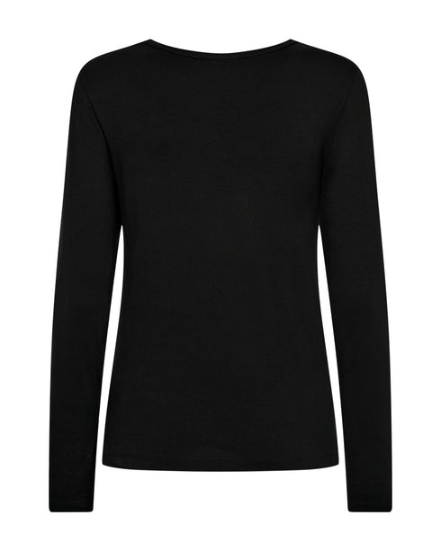 Freequent FQLIANA Long-Sleeve Jersey Top 205298 Black