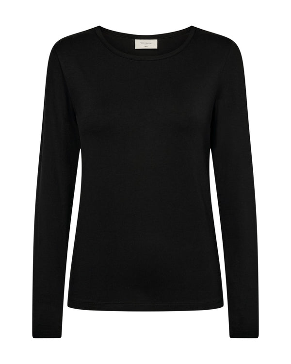 Freequent FQLIANA Long-Sleeve Jersey Top 205298 Black