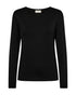 Freequent FQLIANA Long-Sleeve Jersey Top 205298 Black