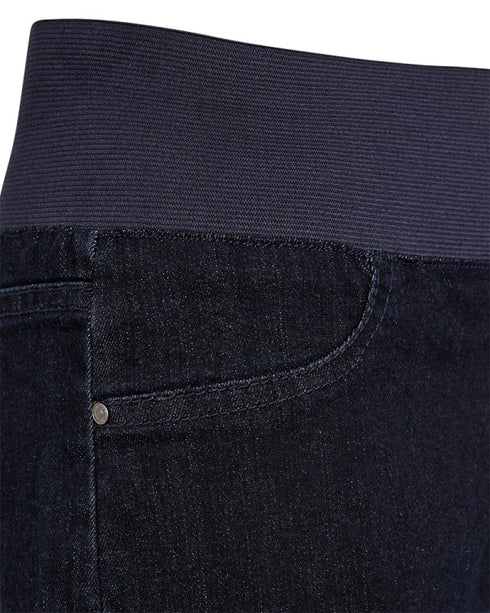 Freequent FQSHANTAL-PANTS Wide Leg Denim Pants 205438 Dark Blue