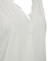 Freequent Womens Off White Lace Detail V-Neck Top 206329