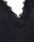 Freequent Womens Salute Navy Lace Detail V-Neck Top 206329