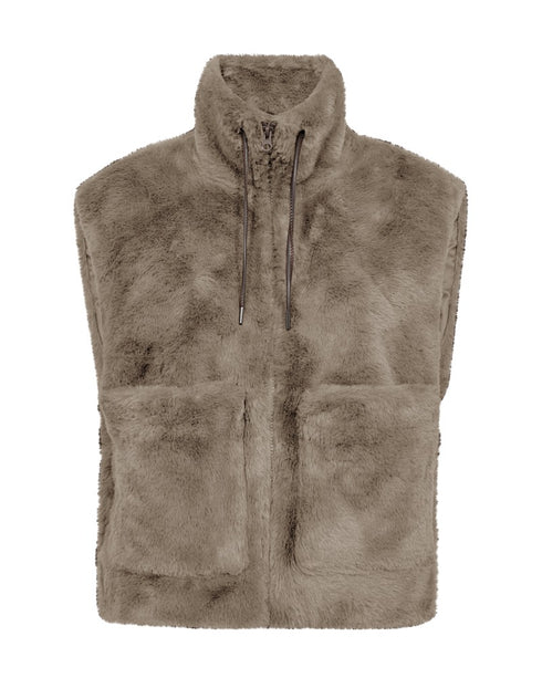 Freequent FQFony Faux Fur Waistcoat 206471