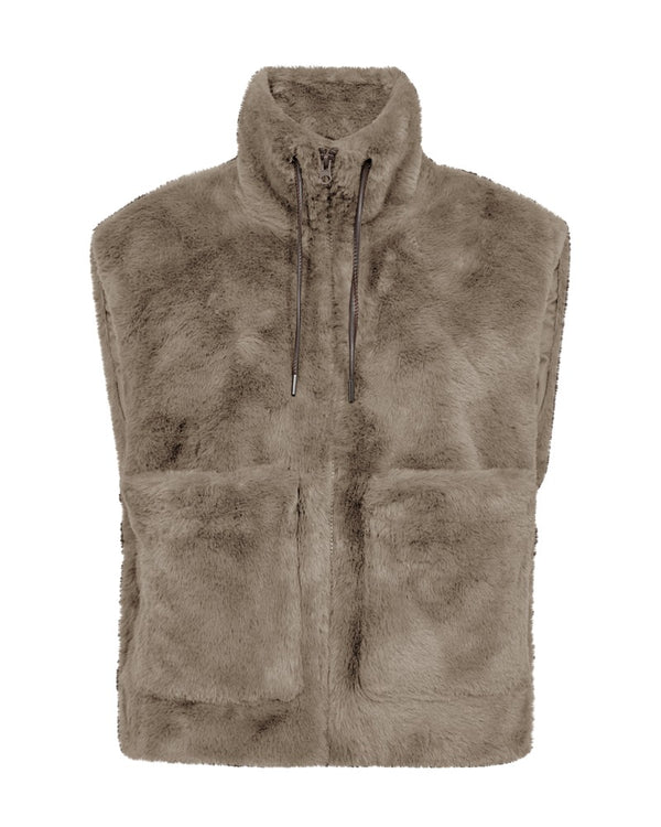 Freequent FQFony Faux Fur Waistcoat 206471