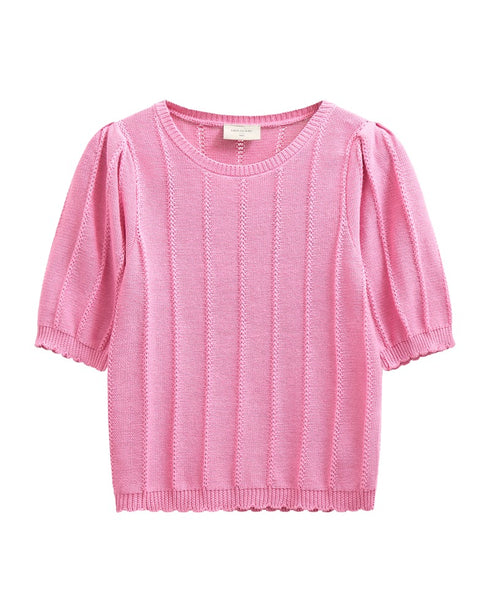 Freequent FQMORA Wild Orchid Embroidered Pattern Pullover 207446
