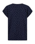 Freequent Viva Tee Spot Navy Blazer Star Off White 7105 Organic Cotton 207663