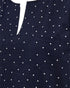 Freequent Viva Tee Spot Navy Blazer Star Off White 7105 Organic Cotton 207663