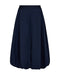 Freequent Womens Navy FQMONO Pleated Balloon Skirt 207697