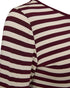 Freequent FQLIANA Striped Long-Sleeve Top 207833 Port Royale Wine and Moonbeam